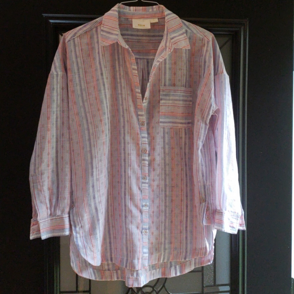 Maeve button down top